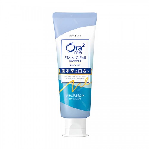 Ora2 亮白淨色去漬牙膏 130g (天然薄荷) 163-0360